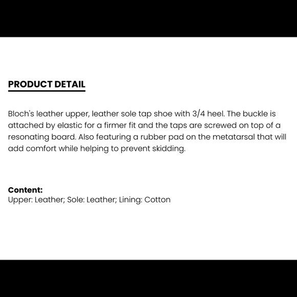 BLOCH - YOUNG GIRLS - SIZE 12.5 - BLACK - MARY JANE - TAP DANCE SHOES - Picture 6 of 6